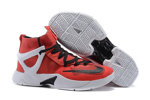 2016 Nike Lebron 13 Shoe Red White Black Factory Outlet
